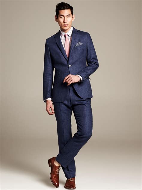 m&s men's linen suits.